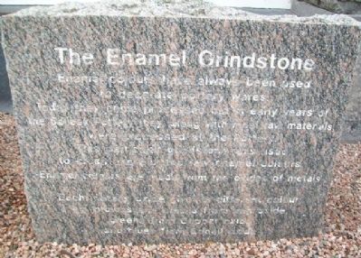 The Enamel Grindstone Marker image. Click for full size.
