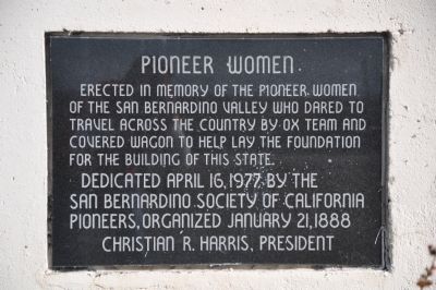 Pioneer Women Marker image. Click for full size.