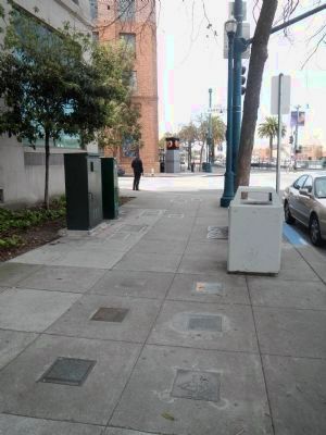 Harrison Street Marker. Click for full size. Harrison Street Marker image. Click for full size.