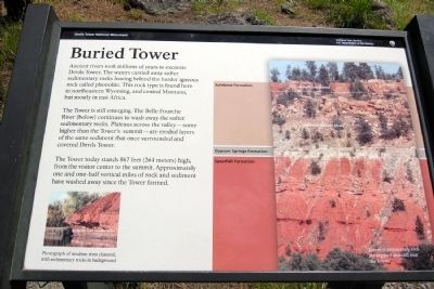 Buried Tower Marker. Click for full size. Buried Tower Marker image. Click for full size.