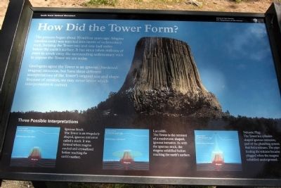 How Did the Tower Form? Marker image. Click for full size.