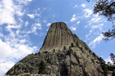 Southwest Face of Devils Tower. Click for full size. Southwest Face of Devils Tower image. Click for full size.