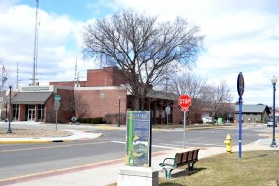 The Old Goshen High School Marker. Click for full size. The Old Goshen High School Marker image. Click for full size.