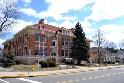 Old Goshen High School (West Elevation) image. Click for full size.
