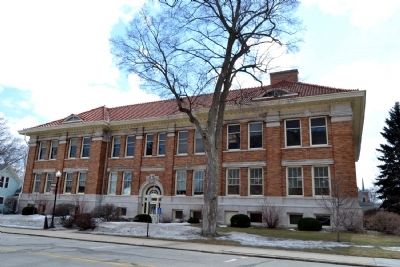 Old Goshen High School (North Elevation). Click for full size. Old Goshen High School (North Elevation) image. Click for full size.