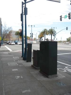 Folsom Street Marker. Click for full size. Folsom Street Marker image. Click for full size.