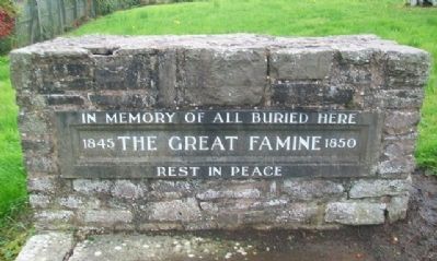 Famine Graveyard Memorial (Irvinestown) image. Click for full size.