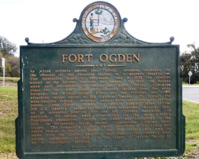 Fort Ogden Marker image. Click for full size.