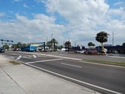 Florida Highway 520 (<i>as viewed from the marker</i>) image. Click for full size.
