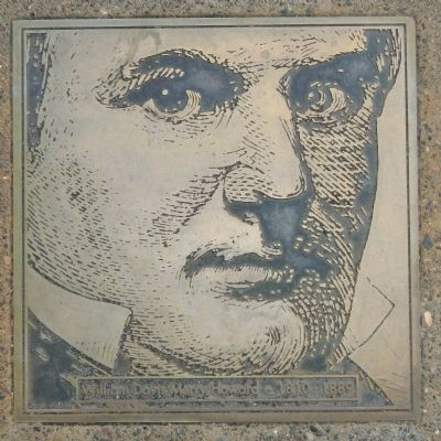 Howard Street Marker, center left plaque. Click for full size. Howard Street Marker, center left plaque image. Click for full size.