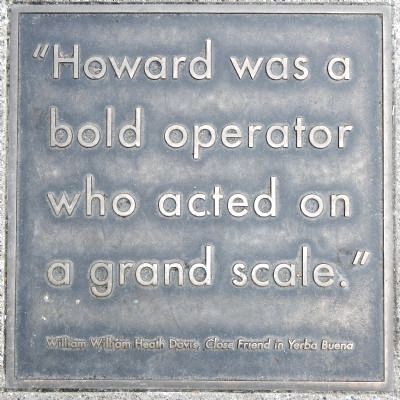 Howard Street Markerm bottom left plaque. Click for full size. Howard Street Markerm bottom left plaque image. Click for full size.