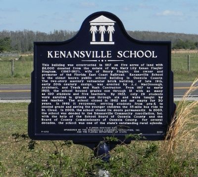 Kenansville School Marker image. Click for full size.