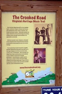 The Crooked Road Face of Marker image. Click for full size.
