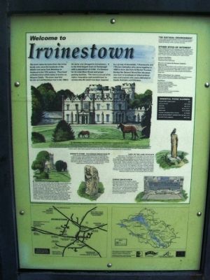 Welcome to Irvinestown Marker image. Click for full size.