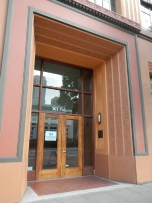 301 Folsom Street Marker. Click for full size. 301 Folsom Street Marker image. Click for full size.