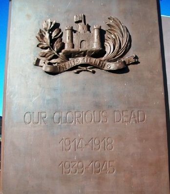 World Wars Memorial Dedication image. Click for full size.