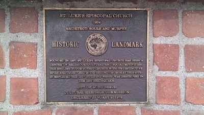 St. Luke's Episcopal Church Marker. Click for full size. St. Luke's Episcopal Church Marker image. Click for full size.