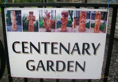 Centenary Gardens Entrance Sign image. Click for full size.