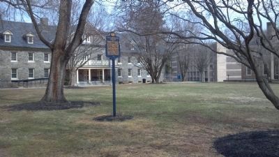 Fanny M Jackson Coppin Marker on the historic Cheyney University quadrangle image. Click for full size.