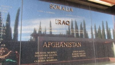 Somalia, Iraq, and Afghanistan Panels image. Click for full size.