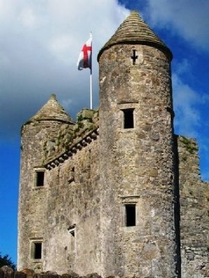 The Watergate and Flag of St George image. Click for full size.