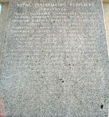 South Africa War Memorial Honored Dead image. Click for full size.