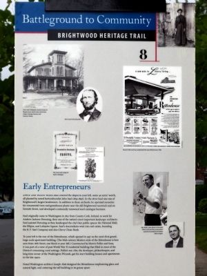 Early Entrepreneurs Marker image. Click for full size.