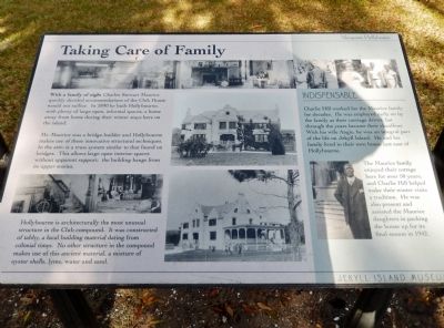 Taking Care of Family Marker image. Click for full size.