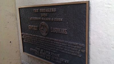 The Breakers Marker. Click for full size. The Breakers Marker image. Click for full size.