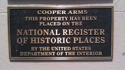 Cooper Arms Marker. Click for full size. Cooper Arms Marker image. Click for full size.