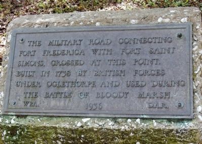The Military Road Marker image. Click for full size.