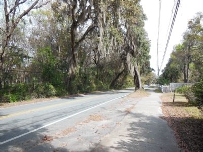 The Military Road Marker (<i>street view</i>) image. Click for full size.