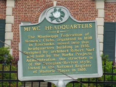 MFWC Headquarters Marker image. Click for full size.