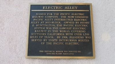 Electric Alley Marker. Click for full size. Electric Alley Marker image. Click for full size.