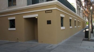 Hopkins Alley Marker. Click for full size. Hopkins Alley Marker image. Click for full size.