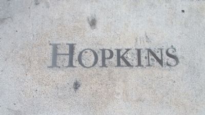 Hopkins Alley Marker. Click for full size. Hopkins Alley Marker image. Click for full size.