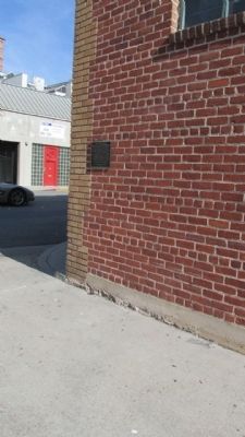 Hopkins Alley Marker. Click for full size. Hopkins Alley Marker image. Click for full size.