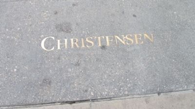 Christensen Alley Marker image. Click for full size.