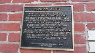 Bonham Alley Marker image. Click for full size.