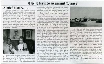The Chiriaco Summit Times. Click for full size. The Chiriaco Summit Times image. Click for full size.