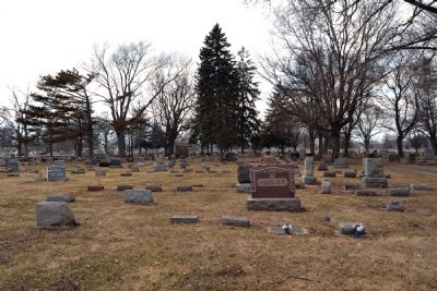 Oakridge Cemetery near Marker image. Click for full size.