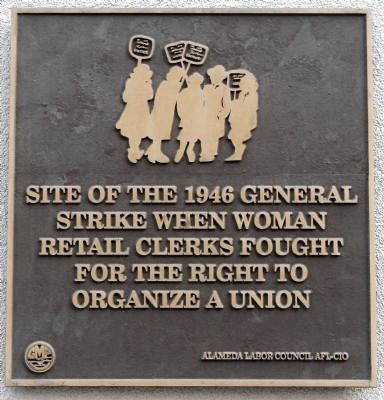 1946 General Strike Marker image. Click for full size.