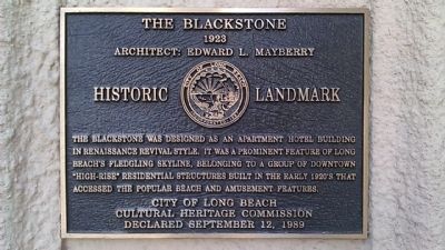 The Blackstone Marker. Click for full size. The Blackstone Marker image. Click for full size.