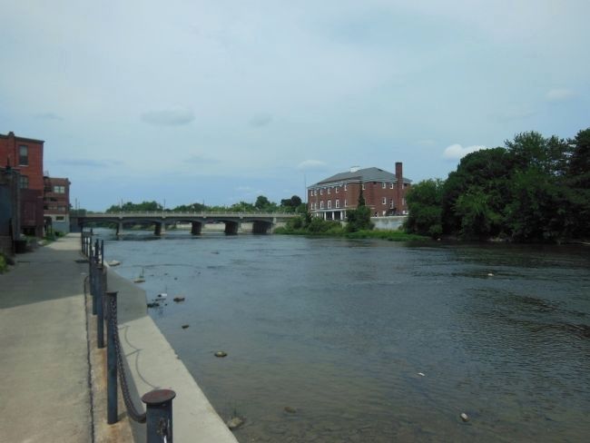 Monroe Street Bridge (<i>looking from east toward the bridge</i>). Click for full size. Monroe Street Bridge (<i>looking from east toward the bridge</i>) image. Click for full size.