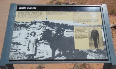 Wolfe Ranch Marker. Click for full size. Wolfe Ranch Marker image. Click for full size.
