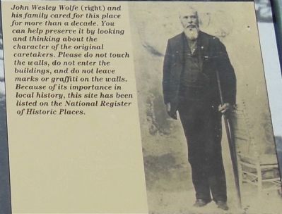 John Wesley Wolfe (<i>inset picture and text</i>) image. Click for full size.