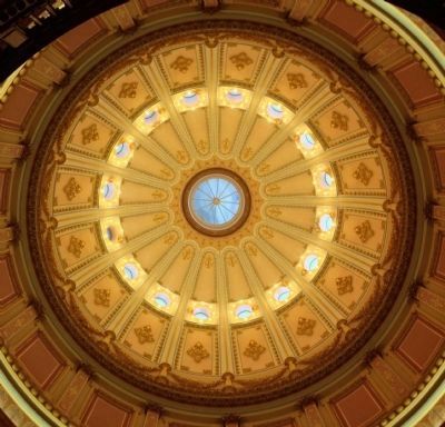 The Capitol Rotunda, as seen from below. Click for full size. The Capitol Rotunda, as seen from below image. Click for full size.