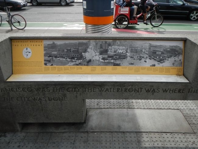 Klebingat Recalls The City Front Marker. Click for full size. Klebingat Recalls The City Front Marker image. Click for full size.