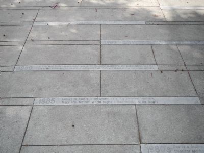 Lafayette Square Timeline Marker image. Click for full size.