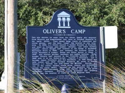 Oliver's Camp Marker image. Click for full size.